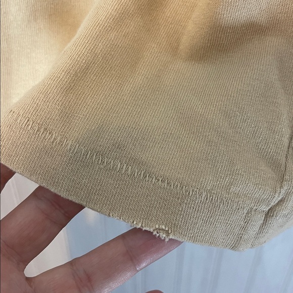 LOT NILI LOTAN DISTRESSED TEES XS NAVY TAN - Picture 6 of 6